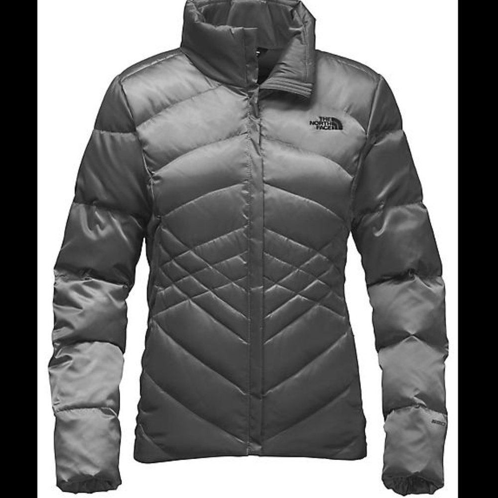 Gray Insulated Down Jacket